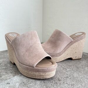 NEW Vince Camuto Brissia Mule Truffle Taupe Women’s Size 10